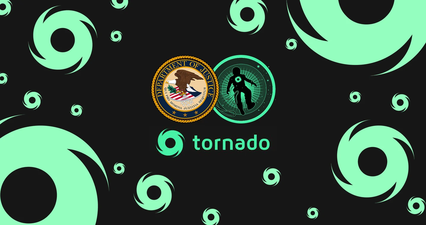 El DOJ de Estados Unidos acusó a los fundadores de Tornado Cash