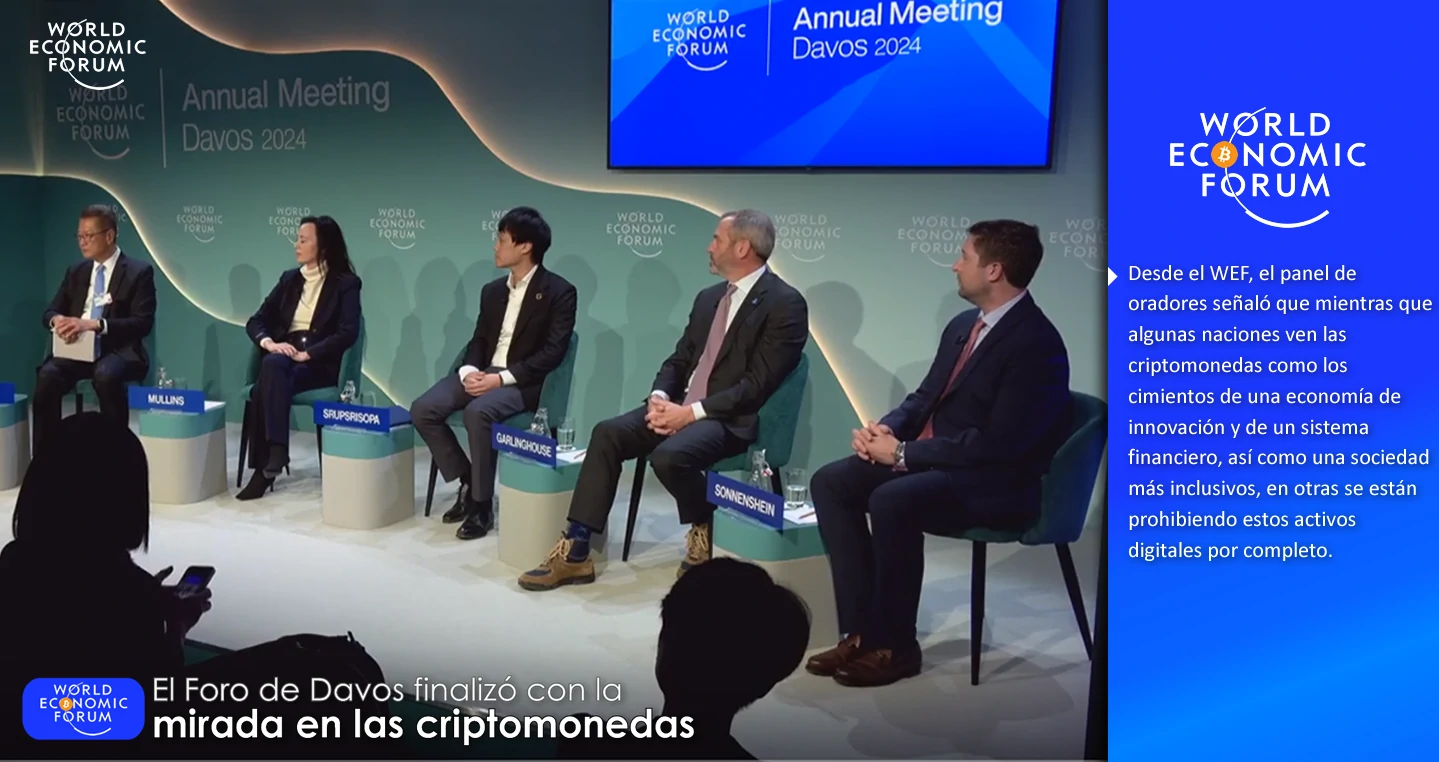 Foro Económico Mundial,Bitcoin,Criptomonedas,Suiza,Davos