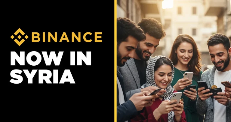 Binance permite a los ciudadanos sirios acceder a sus servicios