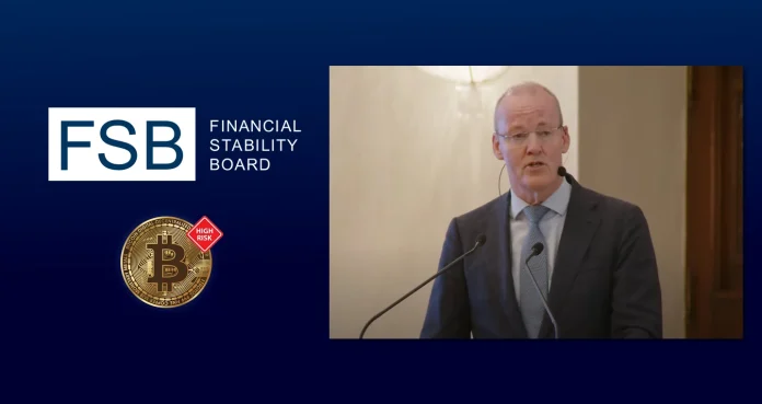 El presidente saliente del FSB lanza advertencia sobre los criptoactivos