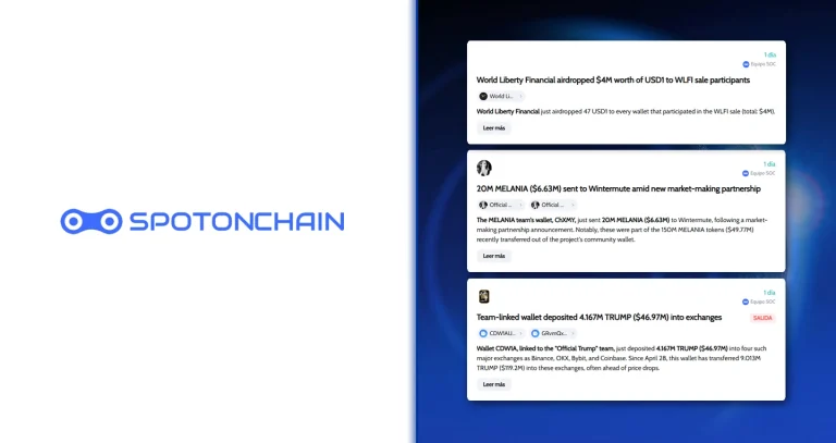 SpotOnChain reveló los últimos movimientos de los criptoproyectos de la familia Trump