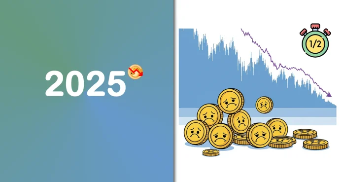 La mayoría de las memecoins pierden más del 50% de su valor en el primer semestre de 2025