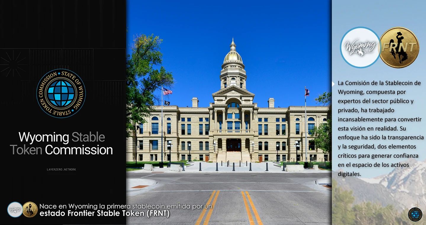 Nace en Wyoming la primera stablecoin emitida por un estado Frontier Stable Token (FRNT)