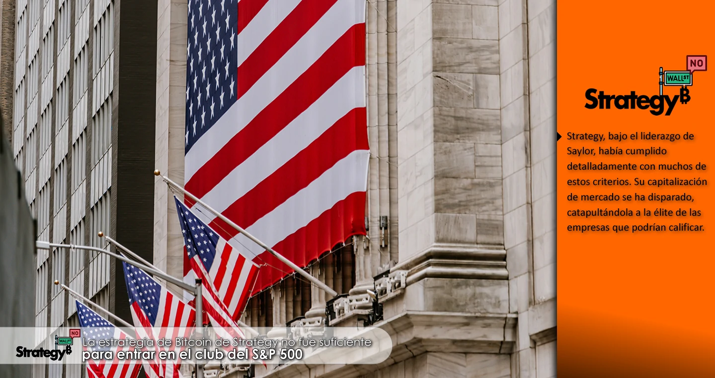 Strategy,Michael Saylor,S&P500,Wall Street,Bitcoin,Tesorería