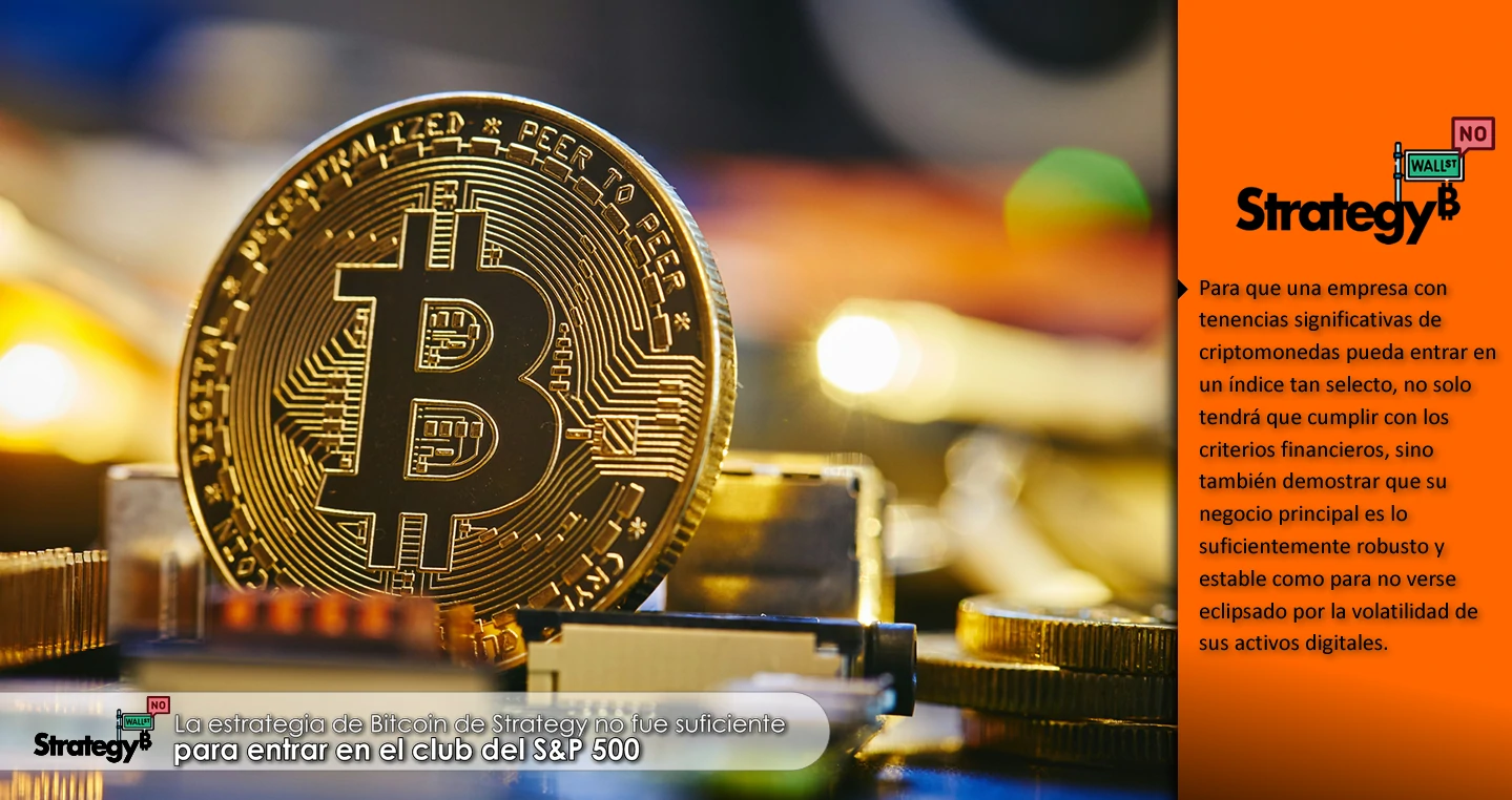 Strategy,Michael Saylor,S&P500,Wall Street,Bitcoin,Tesorería