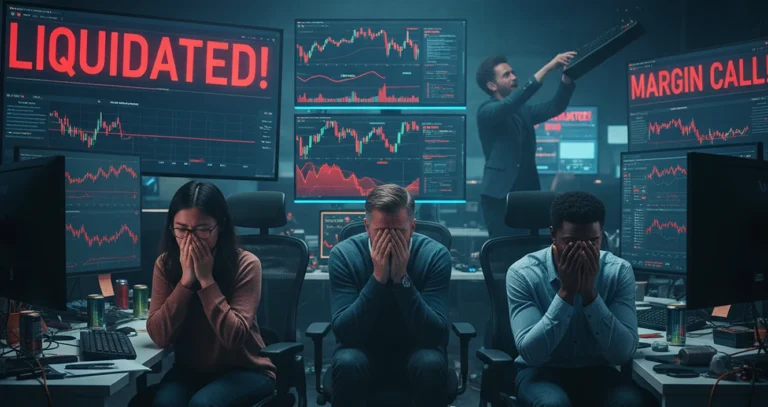 Un tsunami de liquidaciones sacudió el mercado cripto $1.7 mil millones se esfumaron en 24 horas