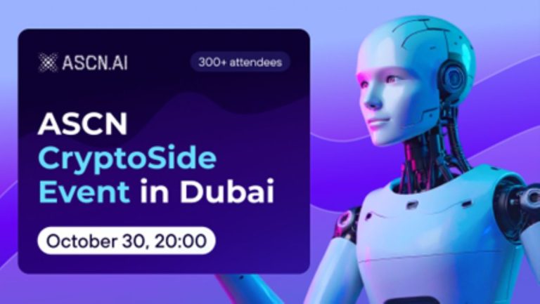 ASCN.ai presentará en Dubái las herramientas de inteligencia artificial más avanzadas para inversores cripto en 2025