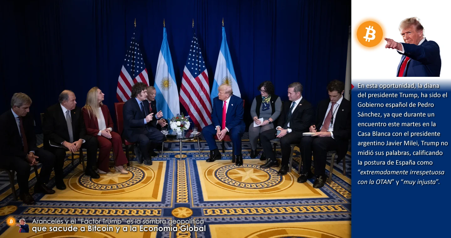 Aranceles y el “Factor Trump” es la sombra geopolítica que sacude a Bitcoin y a la Economía Global