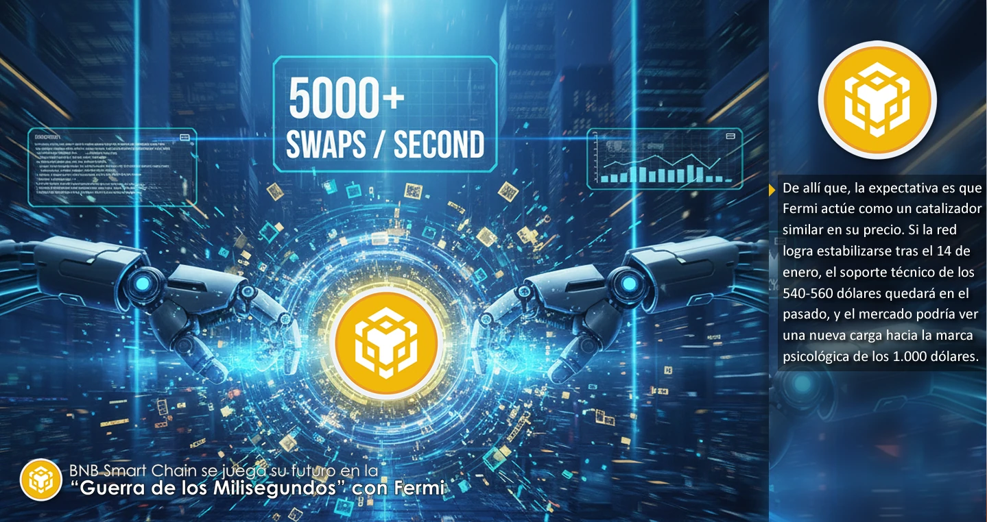 BNB Smart Chain se juega su futuro en la “Guerra de los Milisegundos” con Fermi