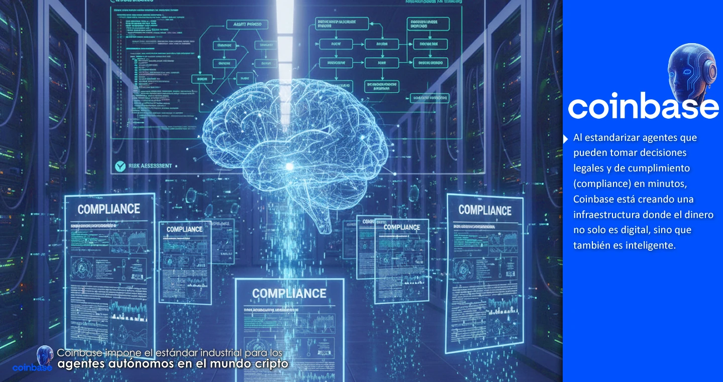 Coinbase impone el estándar industrial para los agentes autónomos en el mundo cripto