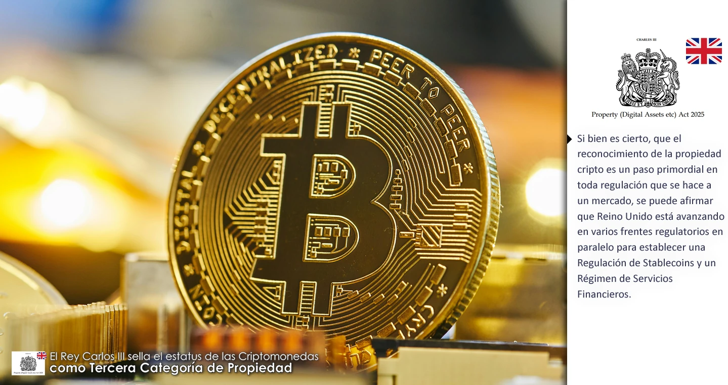 El Rey Carlos III sella el estatus de las Criptomonedas como Tercera Categoría de Propiedad