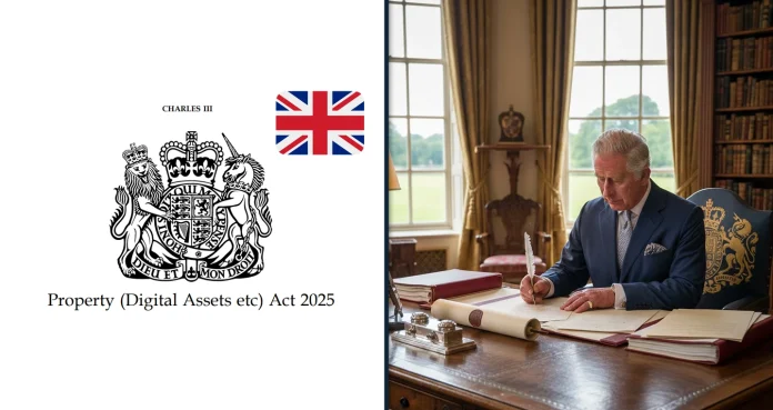 El Rey Carlos III sella el estatus de las Criptomonedas como Tercera Categoría de Propiedad