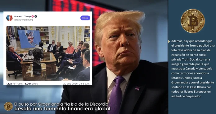 El pulso por Groenlandia “la Isla de la Discordia” desata una tormenta financiera global