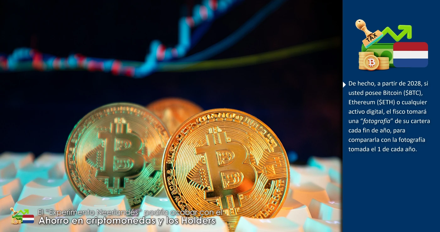 El “Experimento Neerlandés” podría acabar con el Ahorro en criptomonedas y los Holders