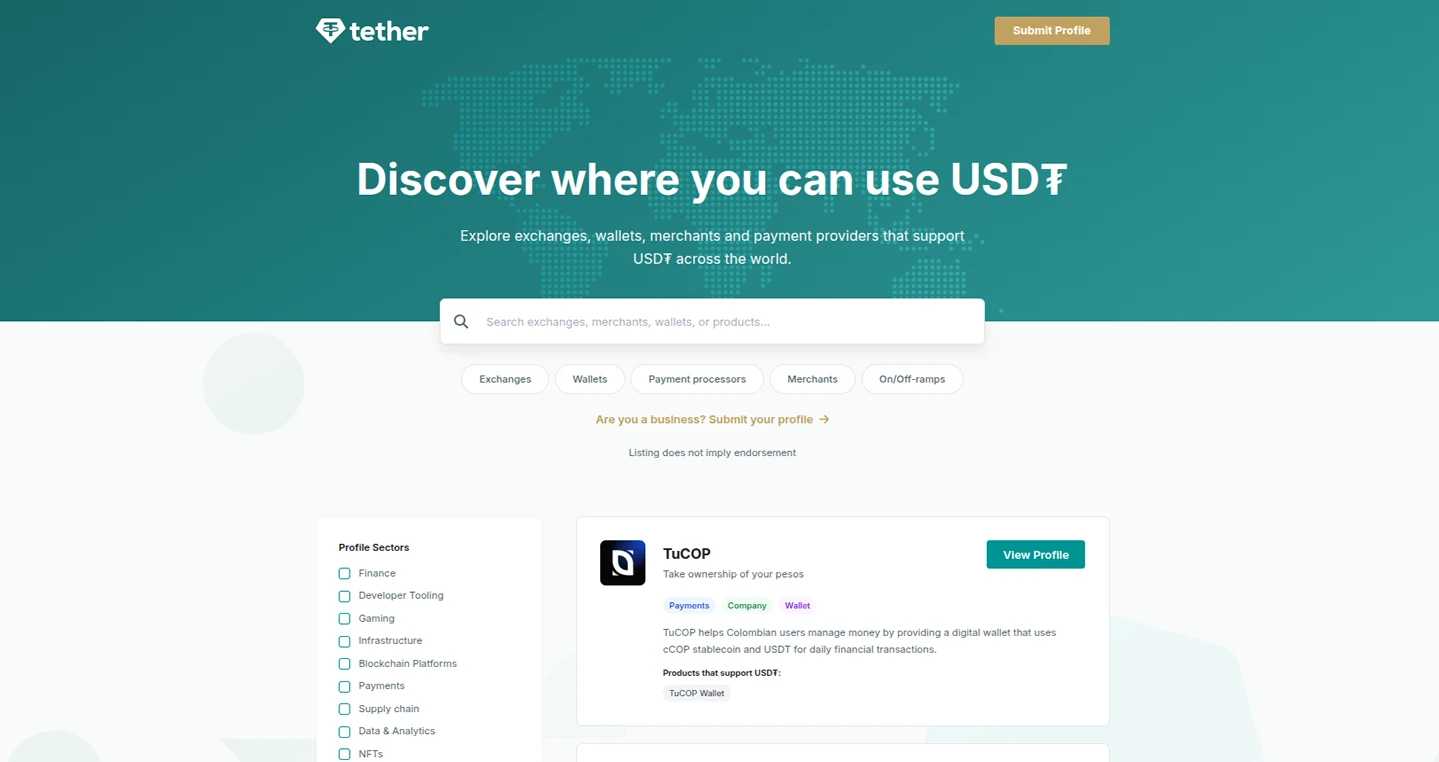 Tether mapea su imperio global creando el “Google Maps” de los dólares digitales en El Salvador