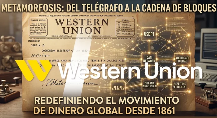 La metamorfosis de Western Union de un sistema de pagos telegráfico a Blockchain