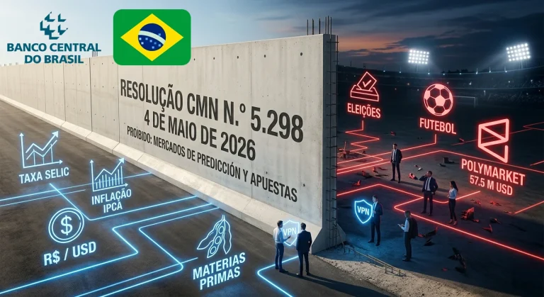 Brasil dice adiós a los Mercados de Predicción tras la Resolución CMN 5.298