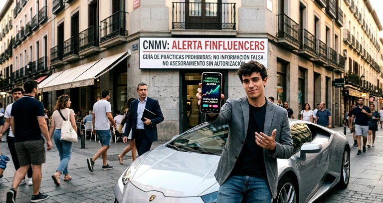 El fin de la selva “finfluencer” en España tras hachazo de la CNMV a influencers de las criptomonedas