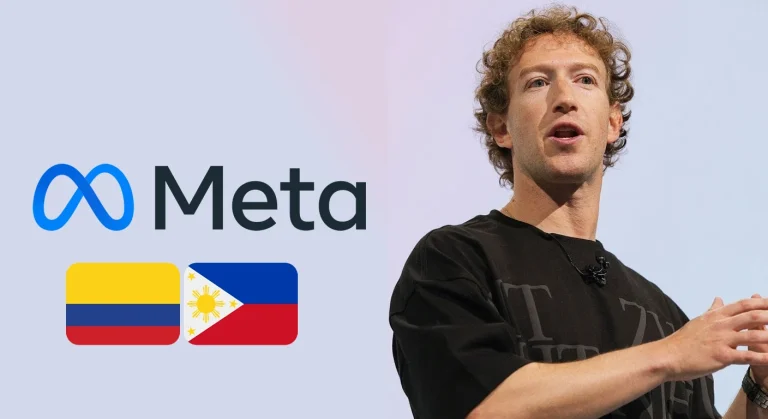El retorno silencioso de Zuckerberg con Meta convirtiendo a Colombia y Filipinas en su Cripto Lab