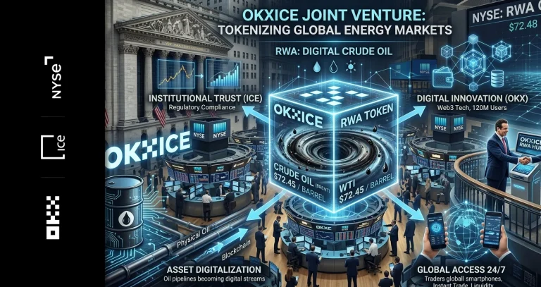 El dueño de la Bolsa de Nueva York se alía con el criptogigante OKX tras un pacto de $25MM