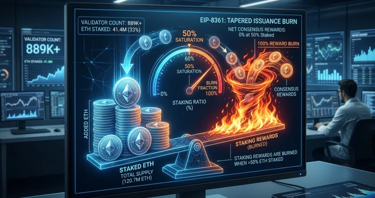 EIP-8361 el drástico plan para matar las recompensas de staking en Ethereum si alcanza el 50%