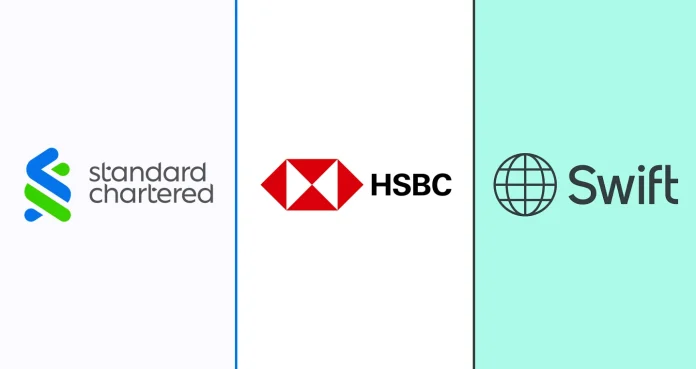 Standard Chartered y HSBC crean la primera transacción en la blockchain de Swift